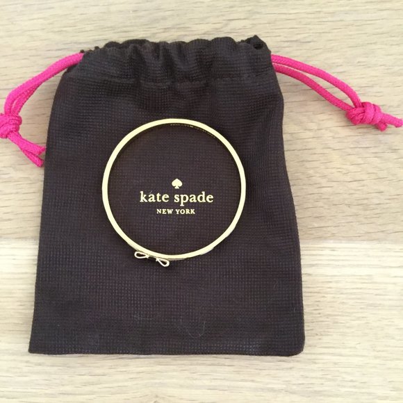 NWOT Kate Spade Black & White Take a Bow Bracelet - Picture 2 of 6